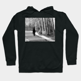 Street photography in black and white Hoodie